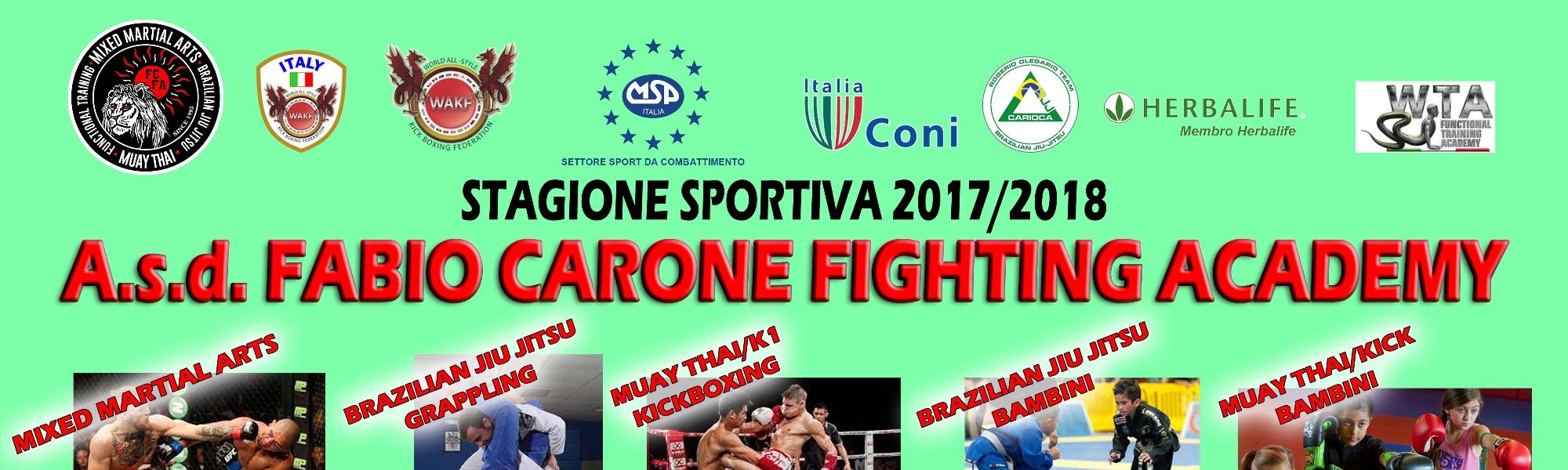 Copertina di A.s.d. Fabio Carone Fighting Academy, club presente tra le palestre ed i centri sportivi associati a Speffy