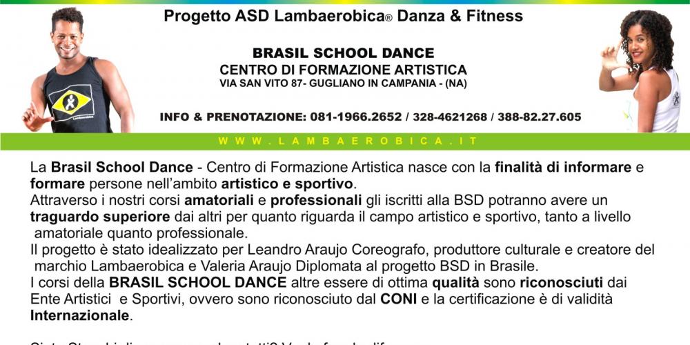 Copertina di Brasil School Dance Academy, club presente tra le palestre ed i centri sportivi associati a Speffy