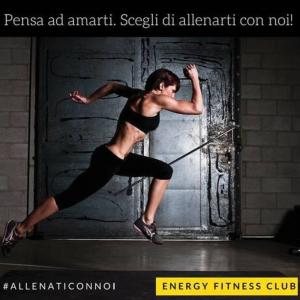 Logo di Energy Fitness Club, club presente tra le palestre ed i centri sportivi associati a Speffy