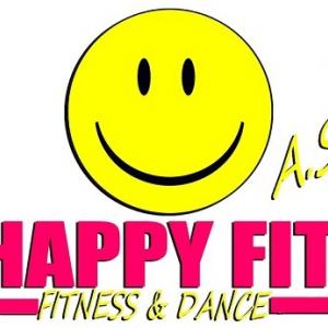 Logo di HappyFit, club presente tra le palestre ed i centri sportivi associati a Speffy