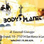 Logo di ass. sportiva fisioterapica body planet , club presente tra le palestre ed i centri sportivi associati a Speffy